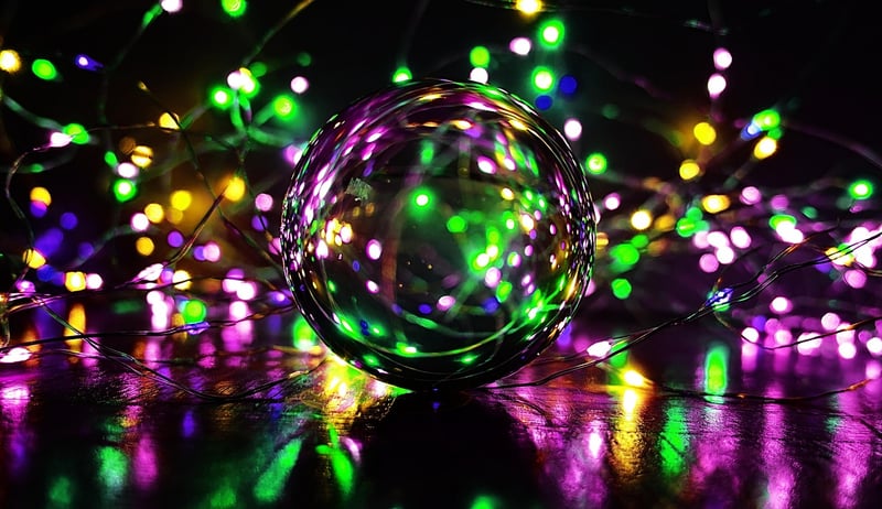 Mystical Crystal Ball Decor
